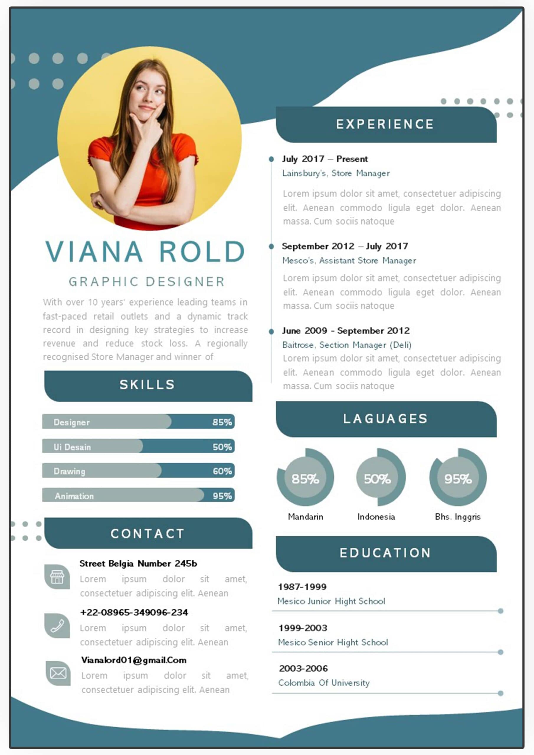 CV Design Types