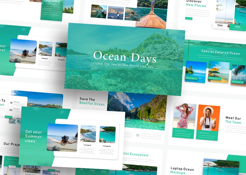 Holiday PowerPoint Templates Ideas for Travel