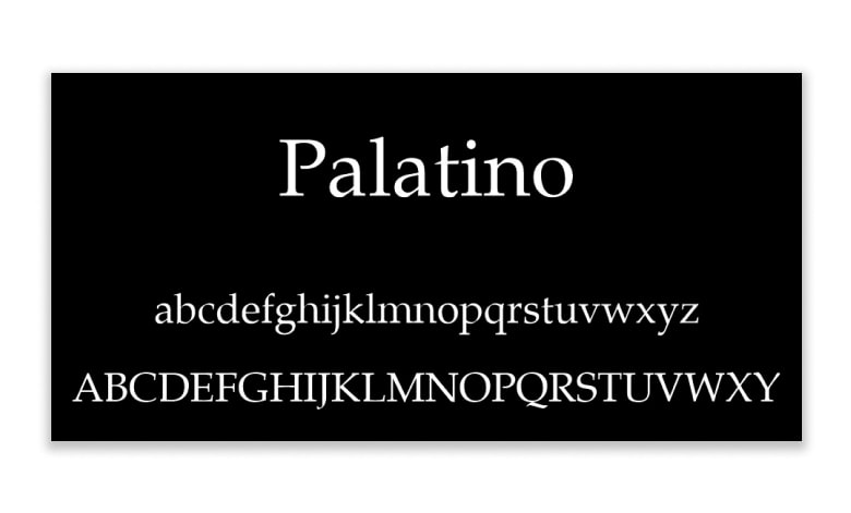 Palatino Screen Font, Ms Word For Mac