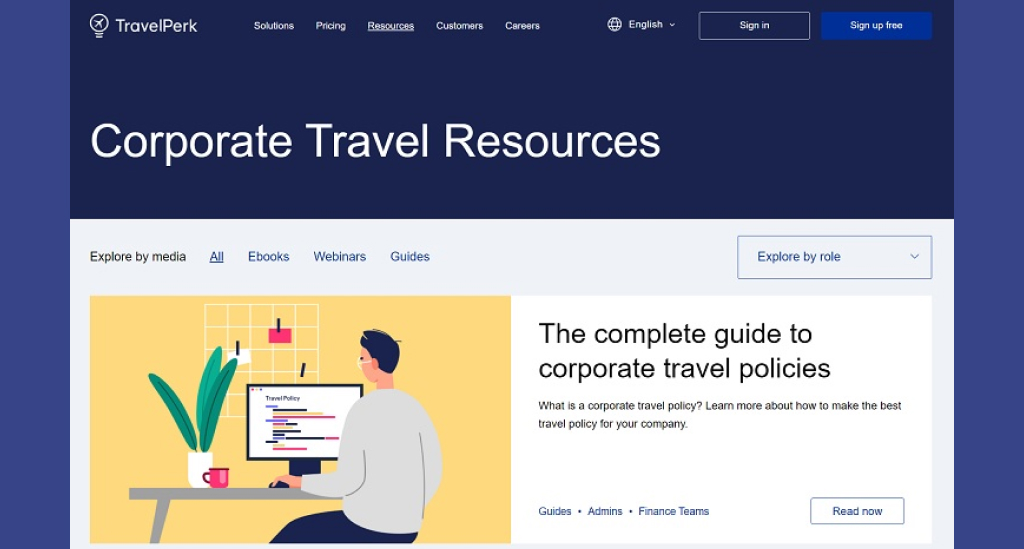 business sites should offer a resource page