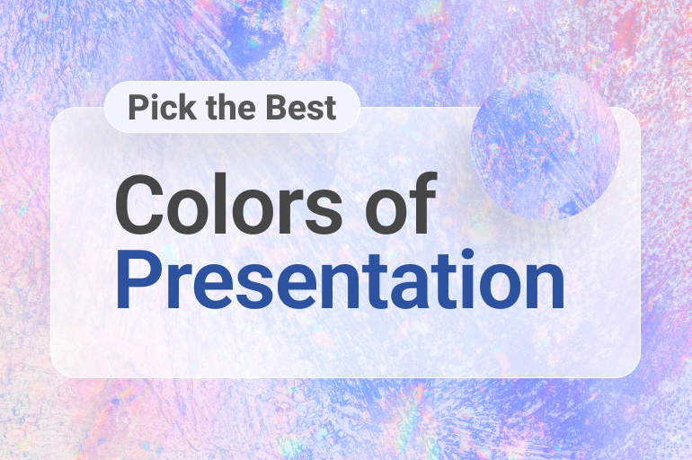 best colors for presentation slides