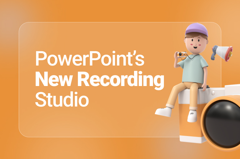 powerpoint’s new recording studio
