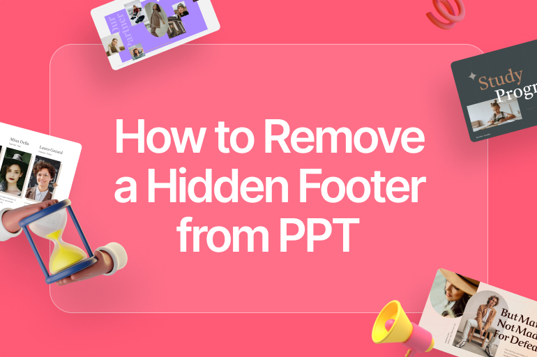 remove a hidden footer from PowerPoint