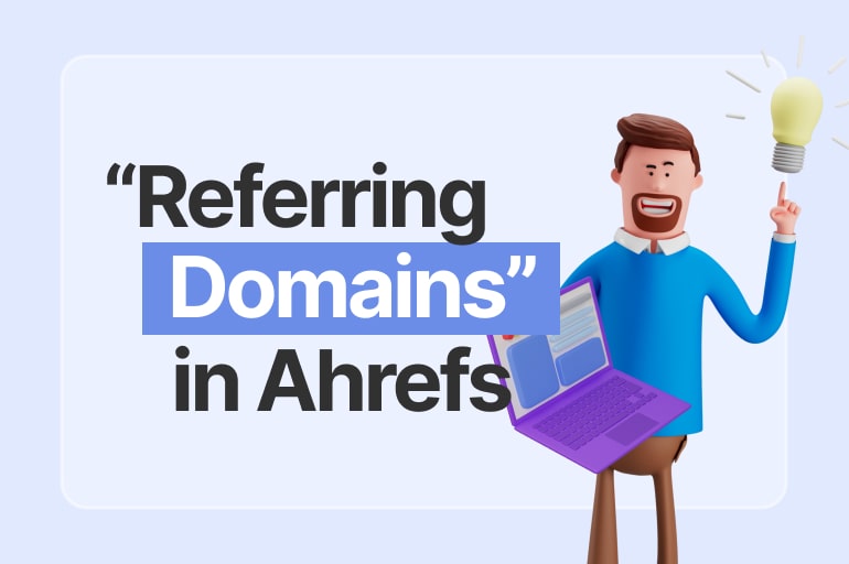 referring domains in ahrefs