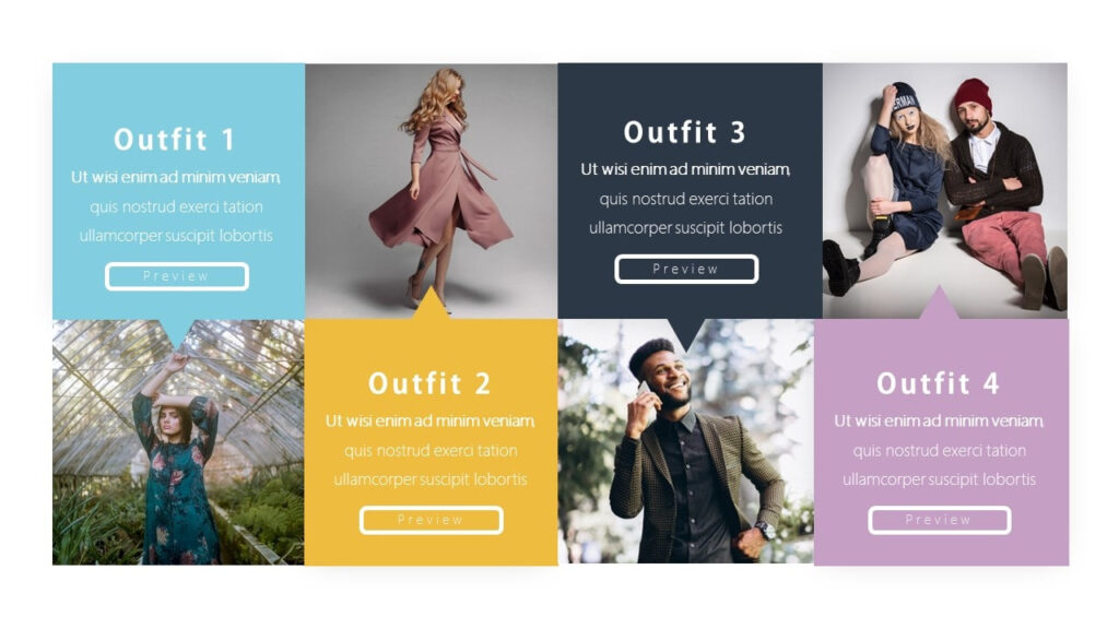 powerpoint presentation for clothing line